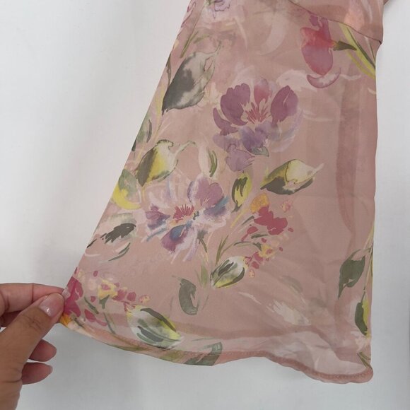 GUESS Darla Romper Summer Dreams Vapor Rose Floral Pink Size M - Picture 4 of 11